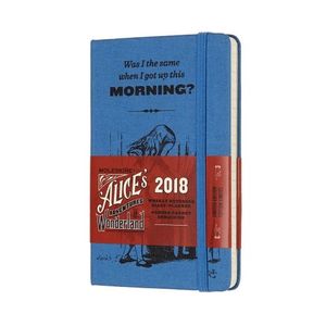 AGENDA MOLESKINE 2018 EDICI LIMITADA ALCIA AL PAS DE LES MERAVELLES 12 MESOS SETMANAL TAPA DURA POCKET (12053)