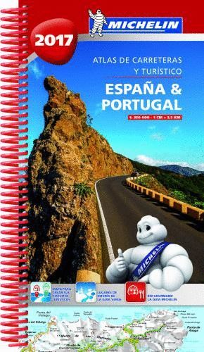 ATLAS DE CARRETERRAS Y TURSTICO ESPAA & PORTUGAL 2017