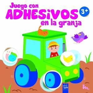 JUEGO CON ADHESIVOS EN LA GRANJA +3 TRACTOR