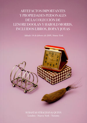 ARTEFACTOS IMPORTANTES Y PROPIEDADES PERSONALES DE LA COLECCI�N DE LENORE DOOLAN Y HAROLD MORRIS, INCLUIDOS LIBROS, ROPA Y JOYAS