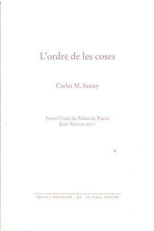 L'ORDRE DE LES COSES