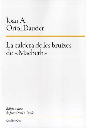 LA CALDERA DE LES BRUIXES DE MACBETH