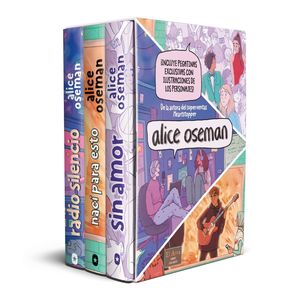 ESTUCHE ALICE OSEMAN: SIN AMOR, NAC PARA ESTO, RADIO SILENCIO