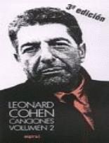 LEONARD COHEN CANCIONES VOLUMEN 2