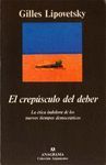 EL CREPSCULO DEL DEBER