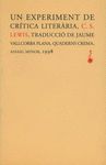 UN EXPERIMENT DE CRTICA LITERRIA