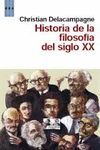 HISTORIA DE LA FILOSOFA DEL SIGLO XX