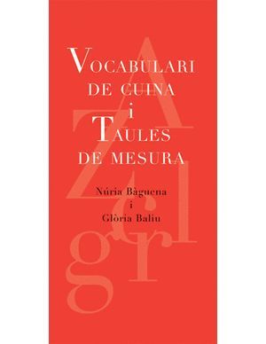 VOCABULARI DE CUINA I TAULES DE MESURA