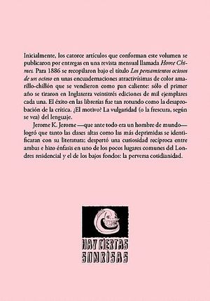 LOS PENSAMIENTOS OCIOSOS DE UN OCIOSO