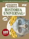 CUNTO SABES DE HISTORIA UNIVERSAL?