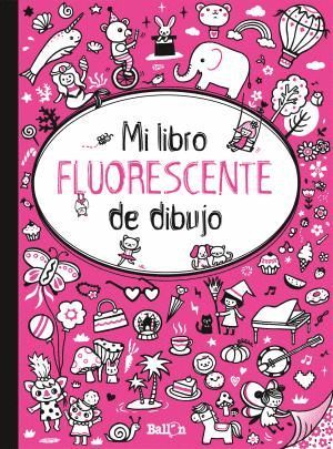 MI LIBRO FLUORESCENTE PARA DIBUJAR FUCSIA