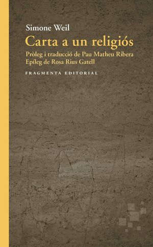 CARTA A UN RELIGI�S